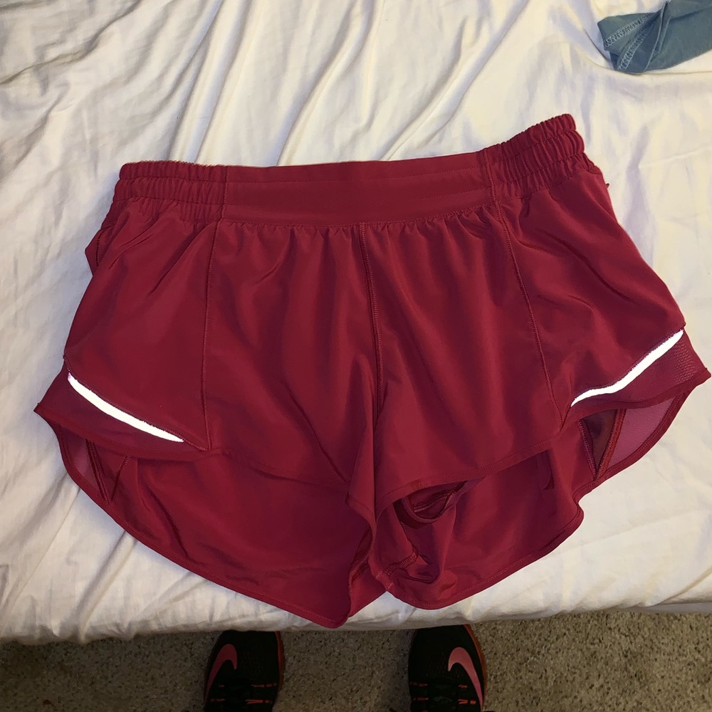 Lululemon Pink Hotty Hot Shorts
